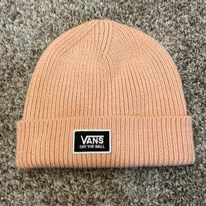LIGHT PINK VANS BEANIE